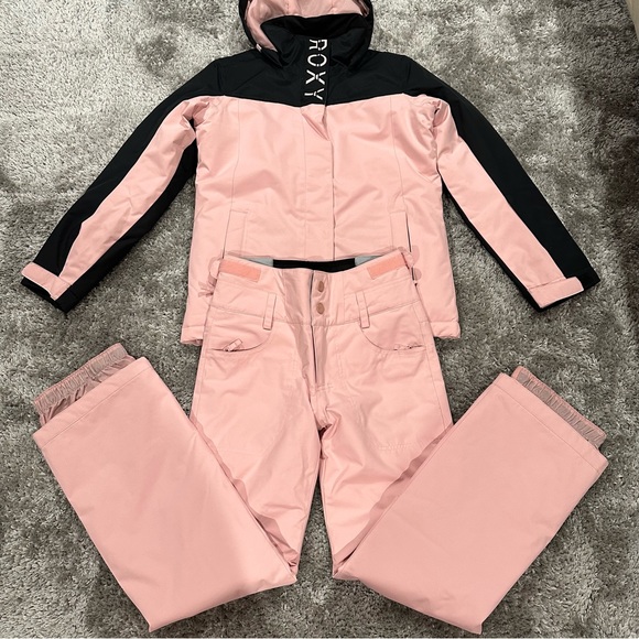 Roxy Other - Roxy Galaxy girls jacket & pants snowsuit for snowboarding or skiing 2 piece